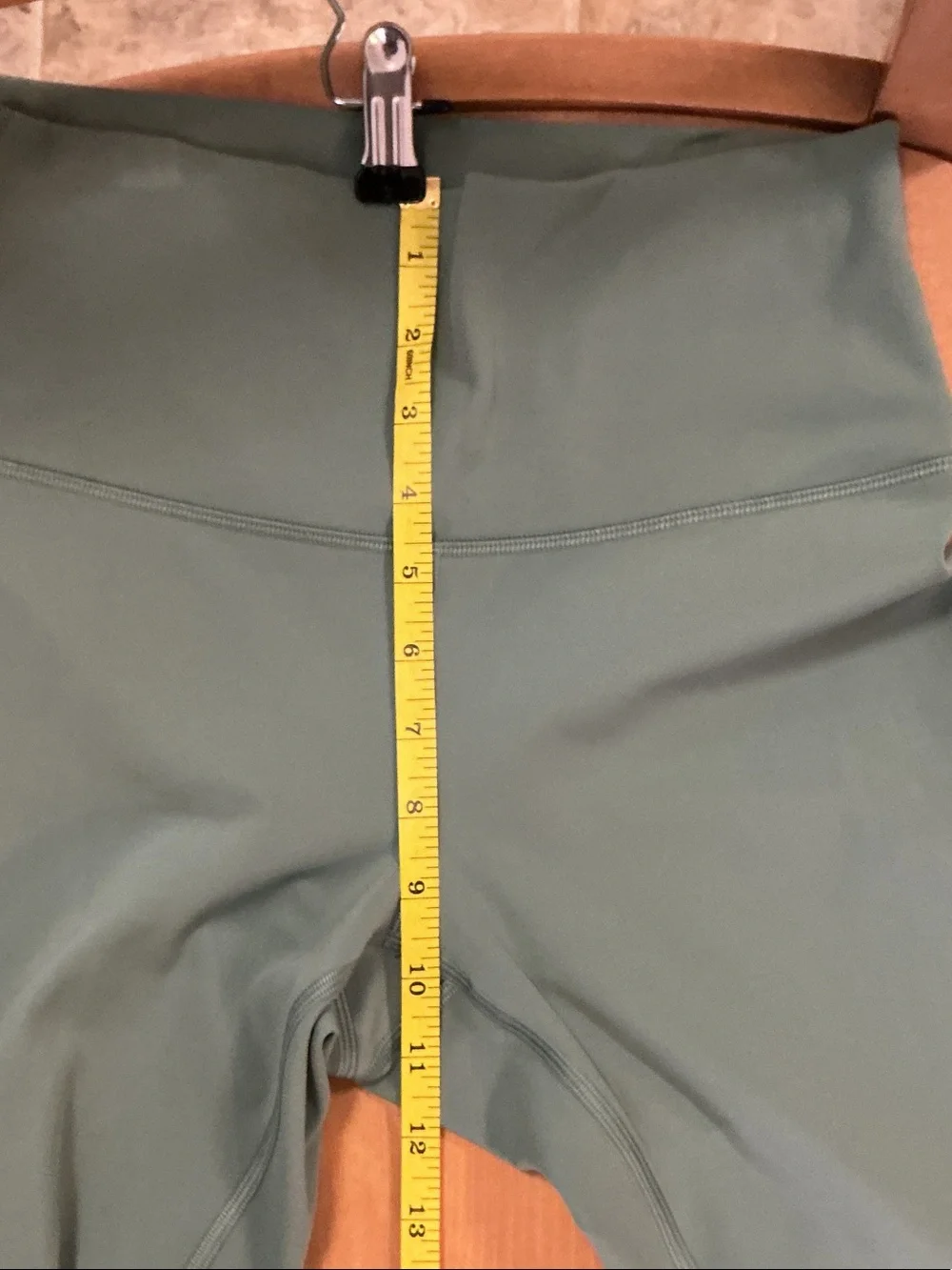 Lululemon Sage Green High Rise Cropped Leggings Size 6 Athletic Yoga Pants